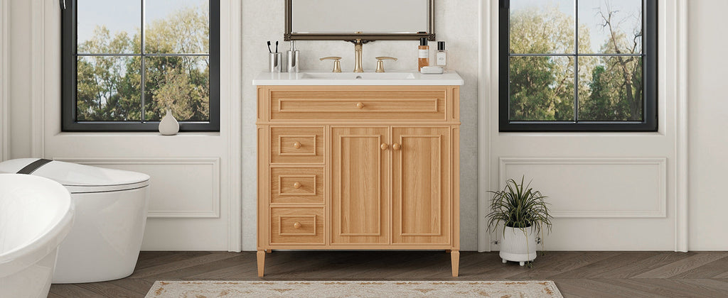 36" Bathroom Vanity with Sink