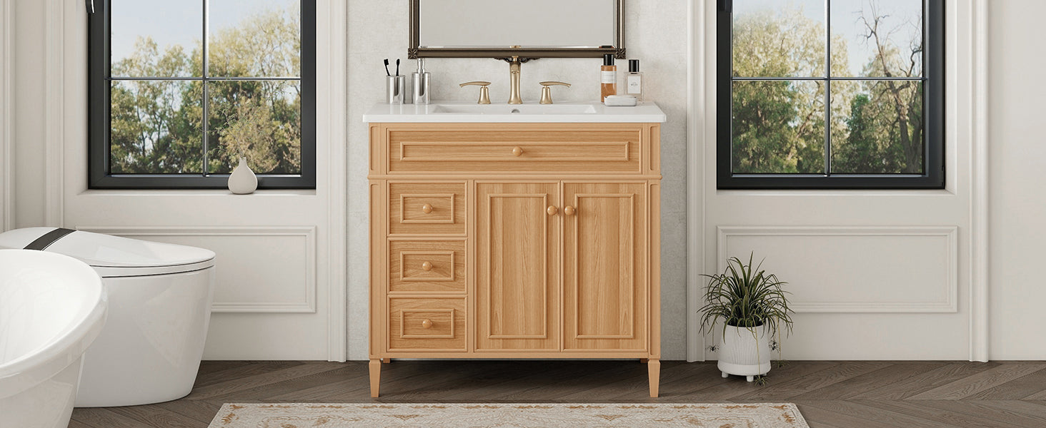 36" Bathroom Vanity with Sink