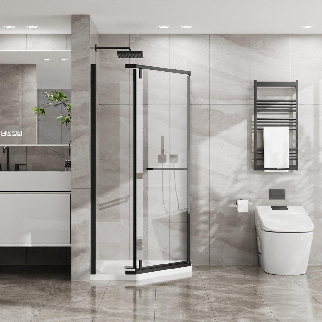 Goodyo Neo-Angle Frameless Shower Door