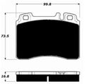 Porterfield Brake Pads for 1995 MERCEDES-BENZ SL320