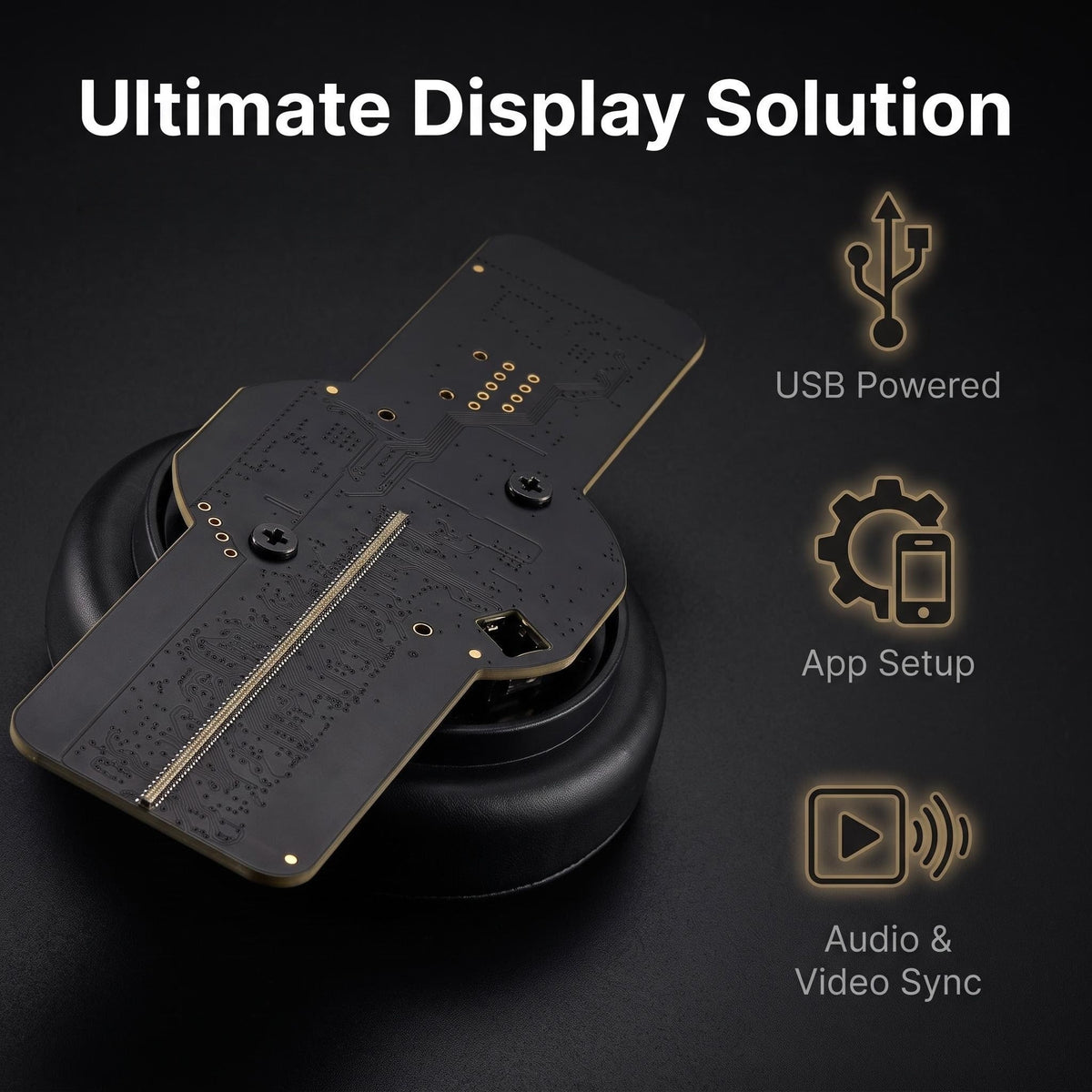 Wiilala LS-12 Ultra HD Mini 3D Holographic Fan, USB 5V3A Power Supply, APP Control, Built-in Speaker For Shop Promotion Holiday Event Decoration