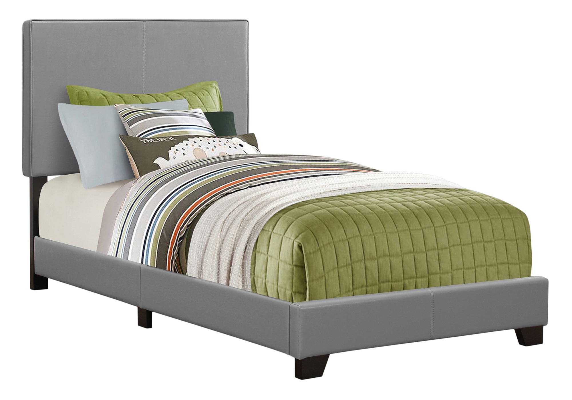 Twin Size Upholstered Bed Frame