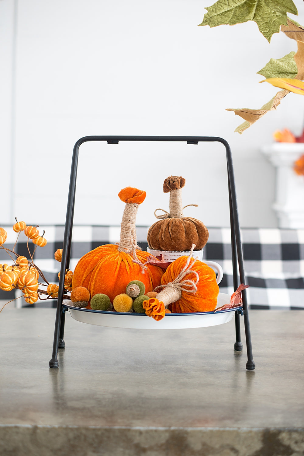 4x5.5" Sm Pumpkin Ornament, Set of 6