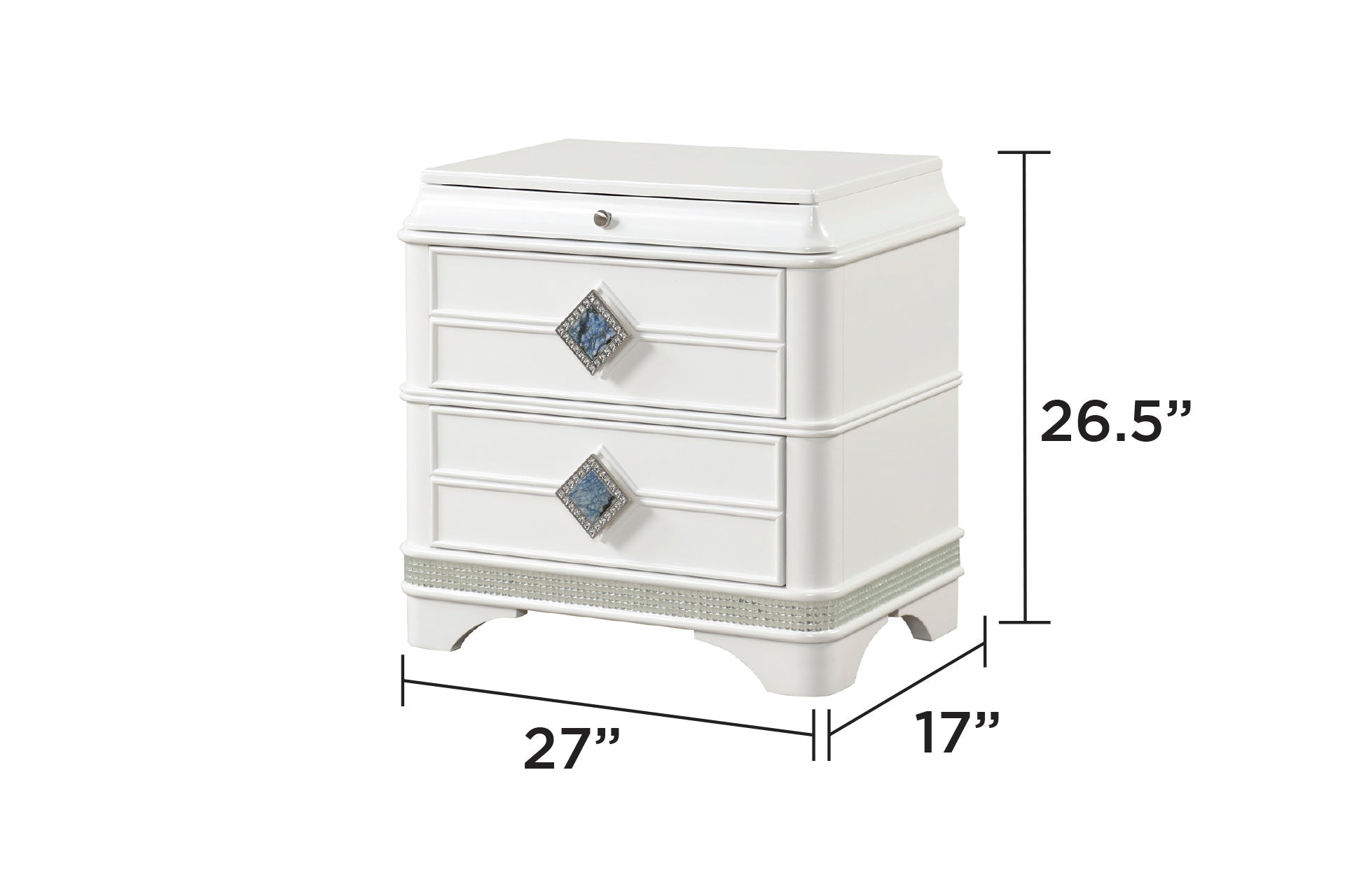 Laguna Modern Style 5-Piece King Upholstered Bedroom Set