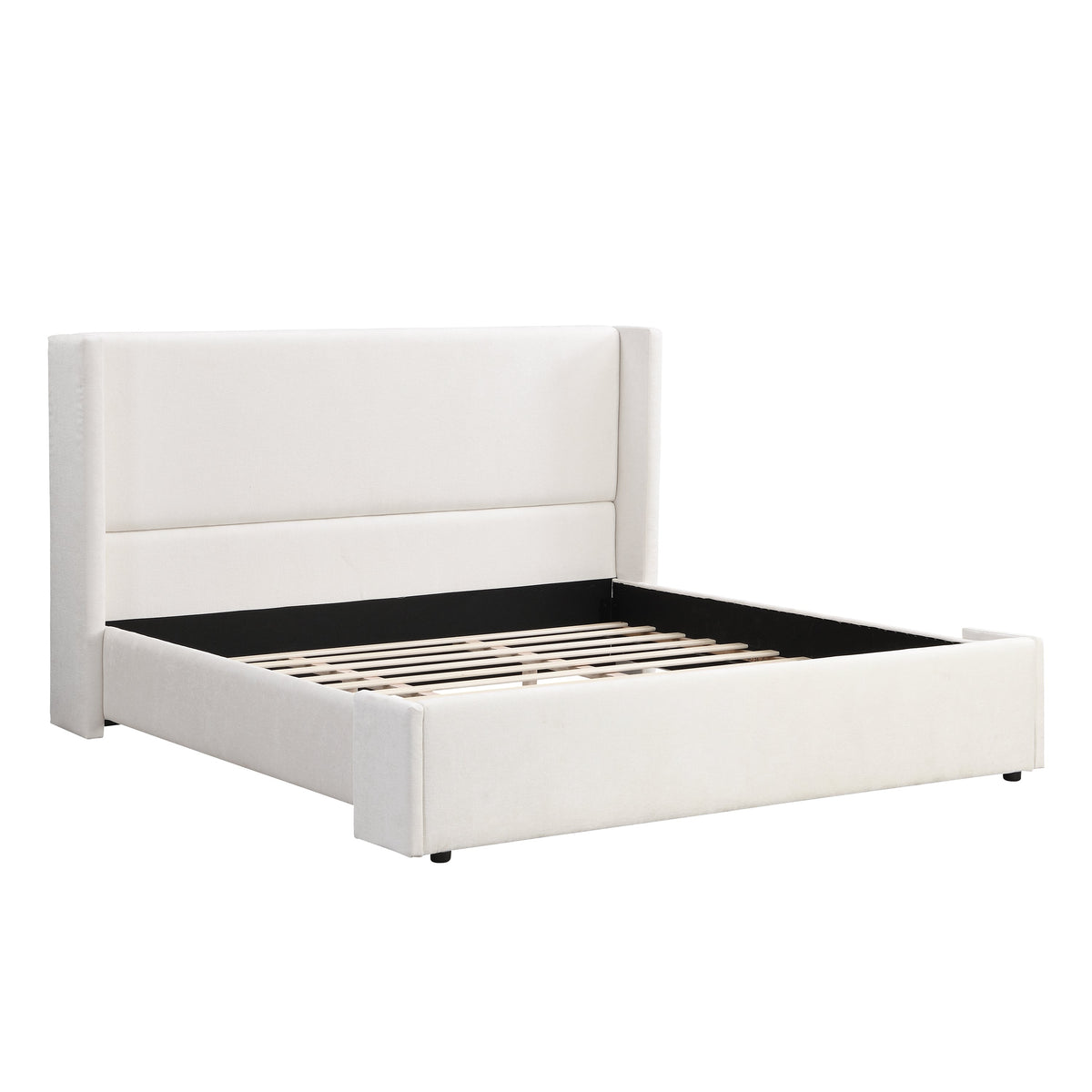 Elegant Wingback Bed