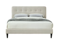 Full Sized Upholstered Bed in a Box with USB