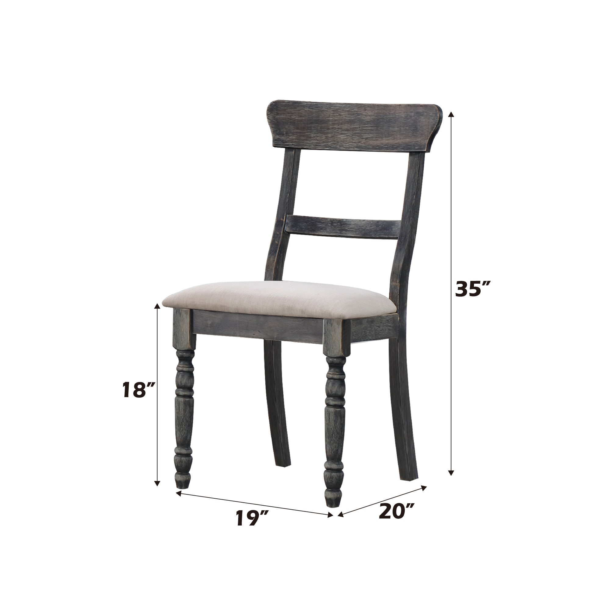 Leventis High-Back Dining Chair
