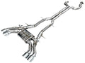 AWE Tuning 2021+ Cadillac CT4-V Blackwing SwitchPath Exhaust - Chrome Silver Tips 3025-42436