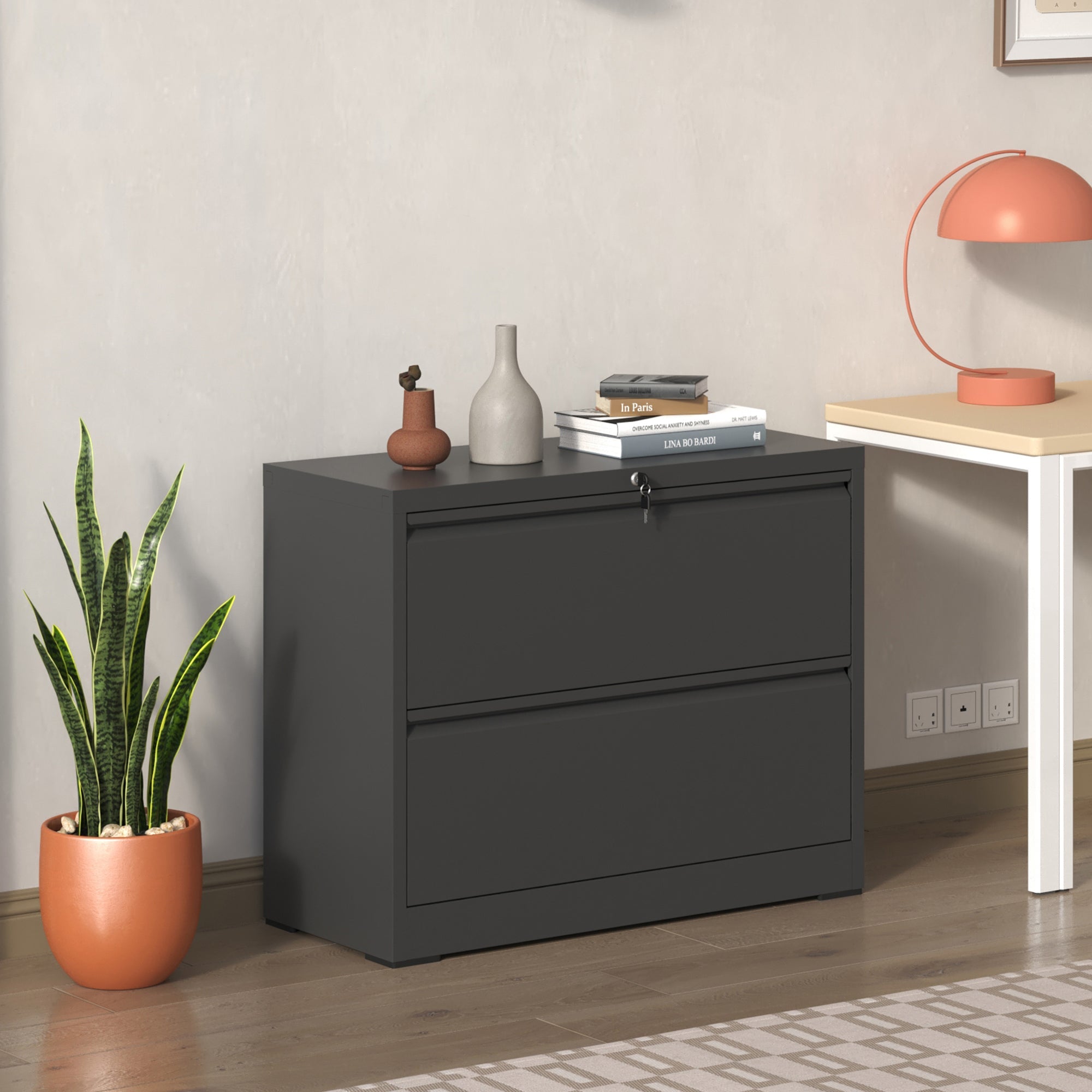Lateral File Cabinet 2 Drawer