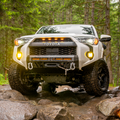 Cali Raised LED Cali Raised 14-24 Toyota 4Runner Stealth Bumper - No Bull Bar 32In Led Bar Combo W/ Small Switch CR3779