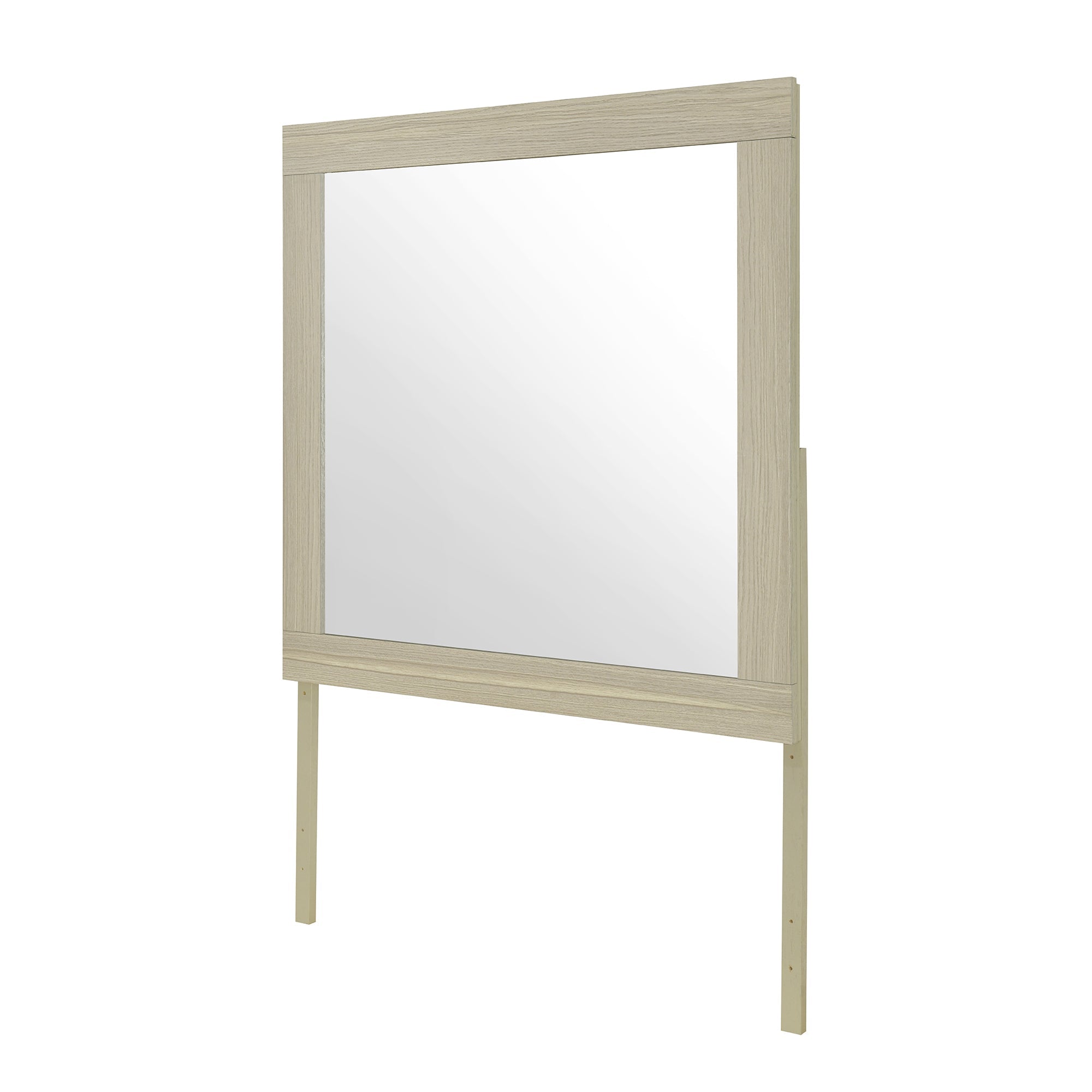 Elsa Natural Finish Large Scale Vanity Mirror