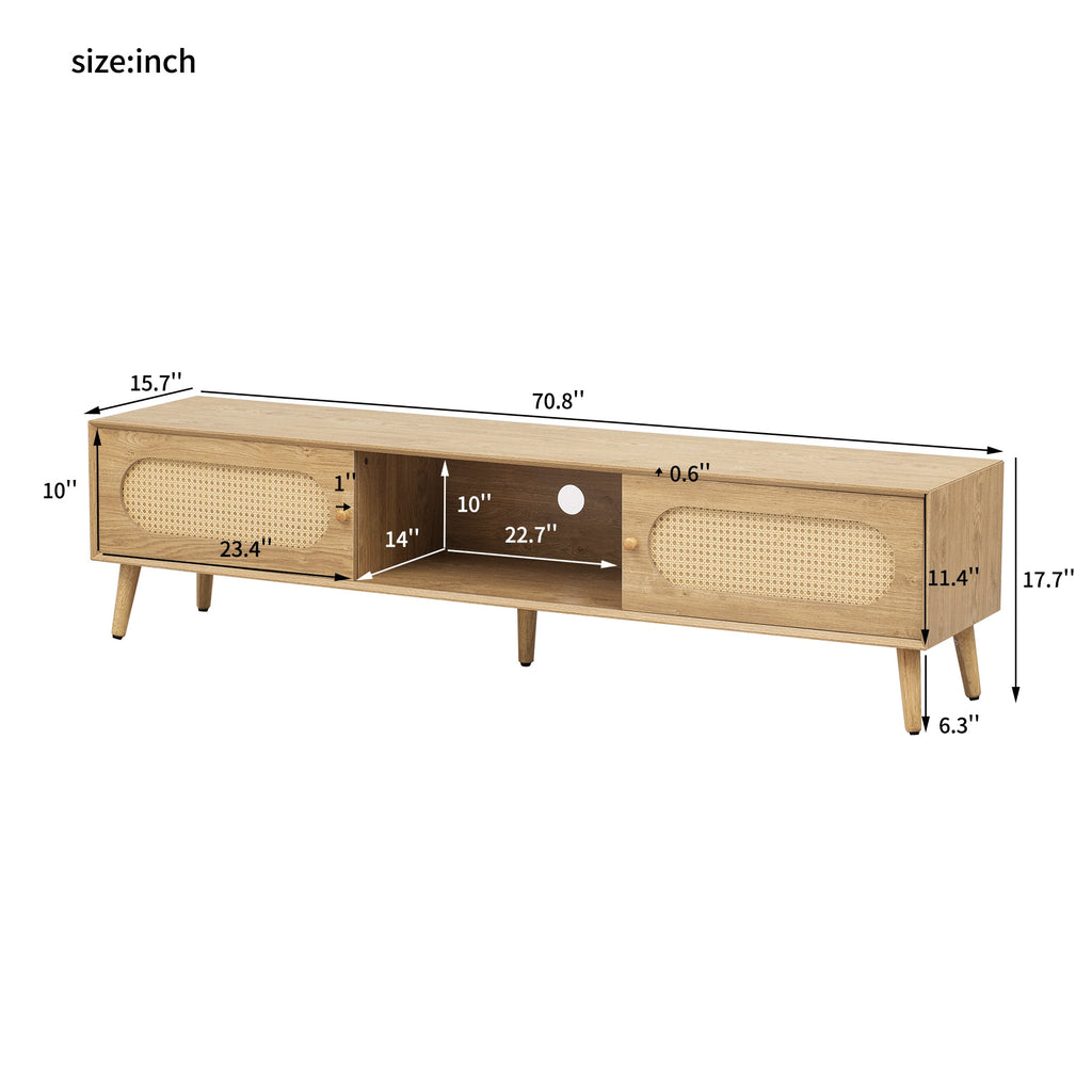 Boho TV Stand for TVs Up to 80''