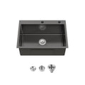 Stainless Steel Kitchen Sink - 27"x19" Single Bowl