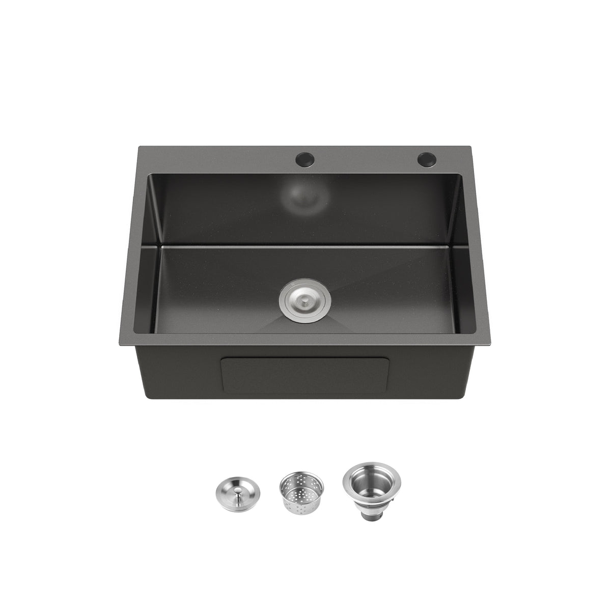 Stainless Steel Kitchen Sink - 27"x19" Single Bowl