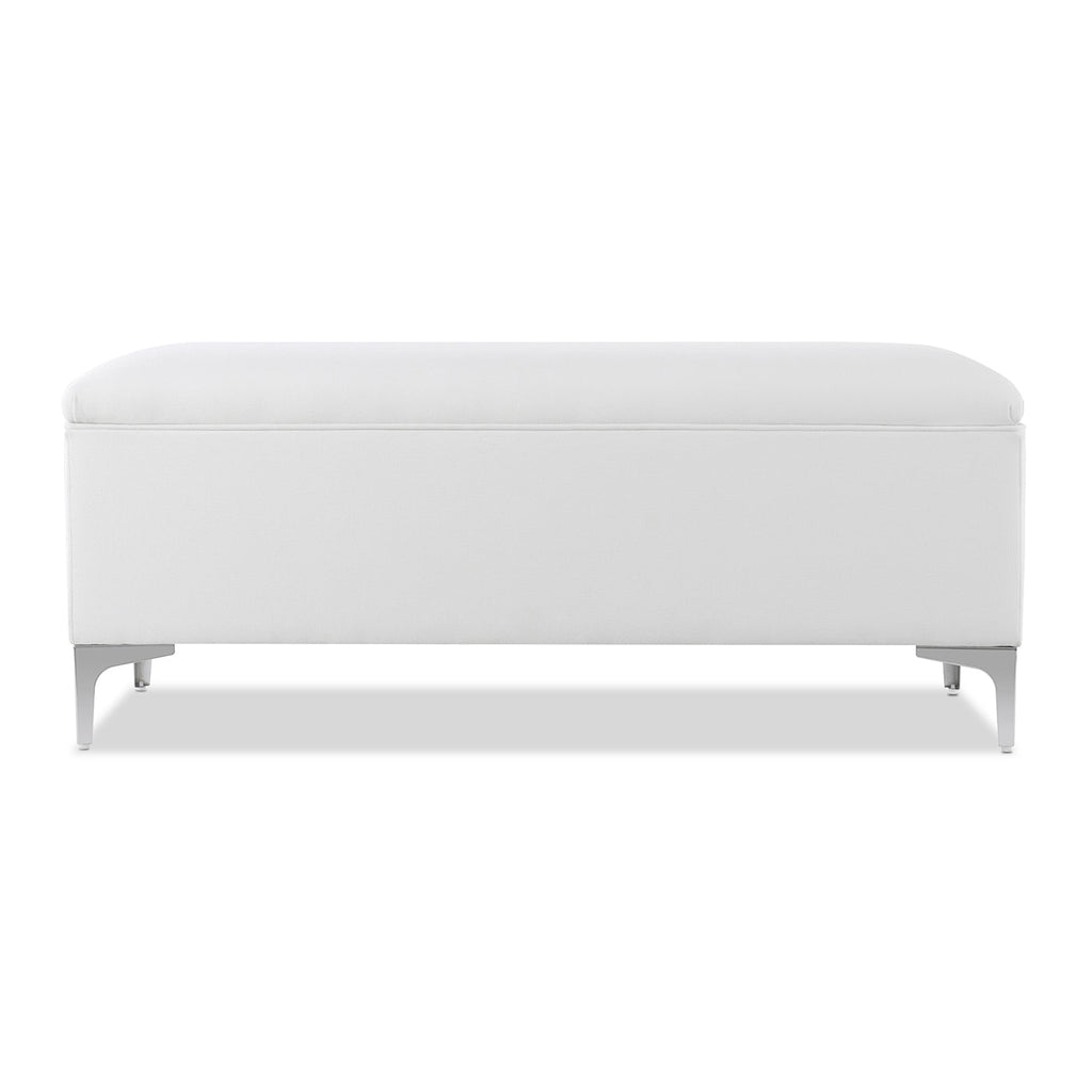 Madelyn 49" Modern Storage Bench, Bright