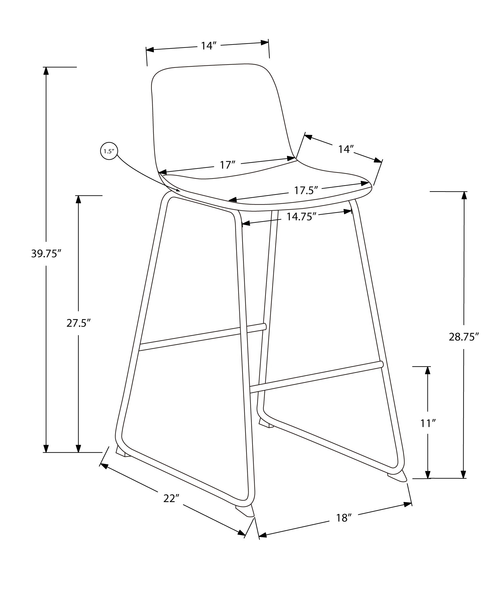Office Chair, Bar Height, Standing, Computer Desk, Work