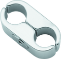 BikeMaster 2 Lines Cable Clamp - Silver 152467