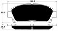 Porterfield Brake Pads for 1993 TOYOTA MR 2 Turbo