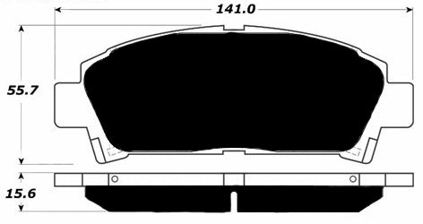 Porterfield Brake Pads for 1993 TOYOTA MR 2 Turbo