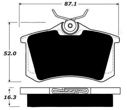 Porterfield Brake Pads for 2003 VOLKSWAGEN JETTA