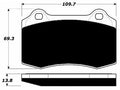 Porterfield Brake Pads for 2007 FERRARI F430