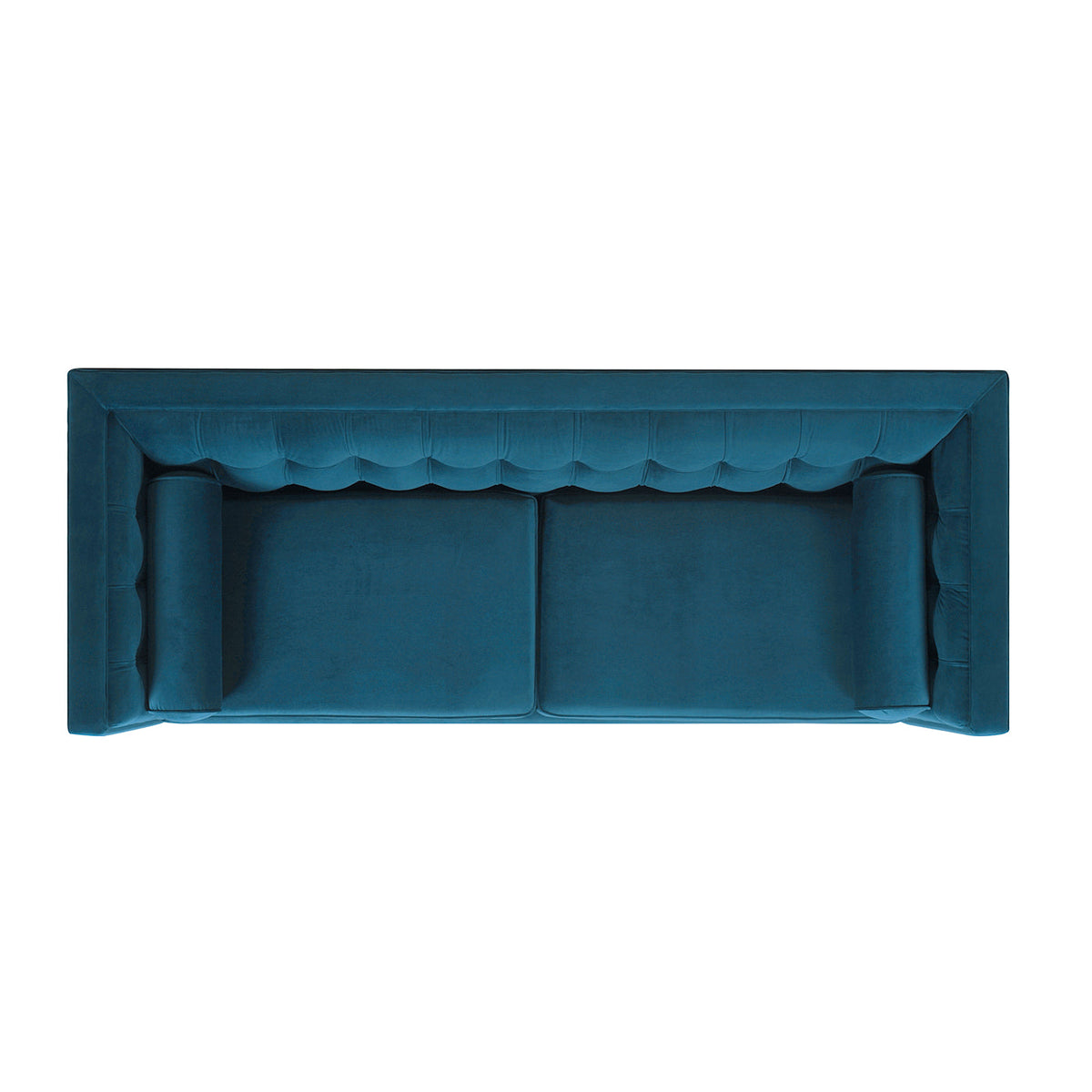 Jack 84" Modern Tuxedo Tufted Sofa, Satin
