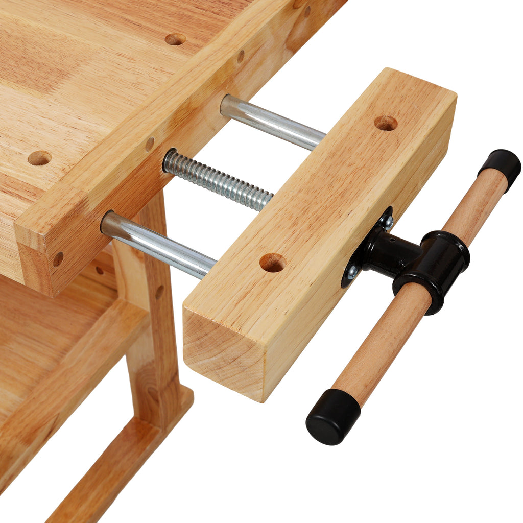 55" Heavy Duty Woodworking Bench with Adjustable Handle