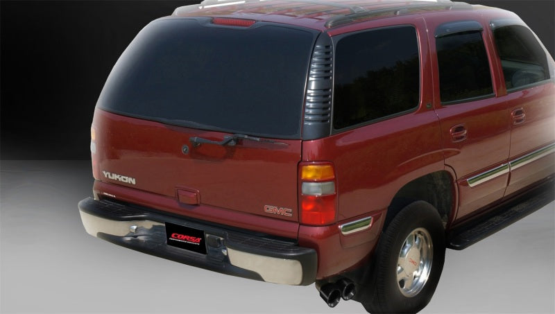 Corsa 02-06 Chevrolet Tahoe 5.3L V8 3in Cat-Back Single Side w Twin 4in Black Pro-Series Tips 14232BLK