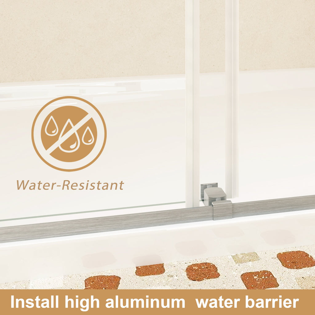 Frameless Sliding Glass Shower Doors