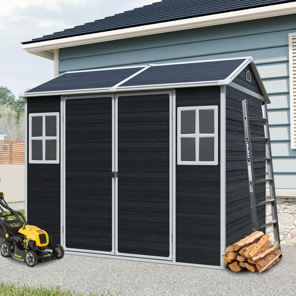 8 x 6ft Resin Outdoor Storage Shed