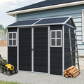 8 x 6ft Resin Outdoor Storage Shed