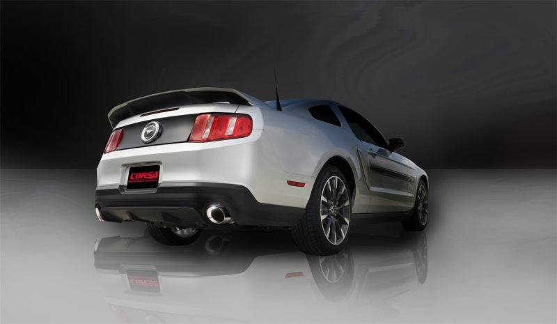 Corsa Performance 11-14 Ford Mustang GT/Boss 302 5.0L V8 Polished Xtreme Axle-Back
