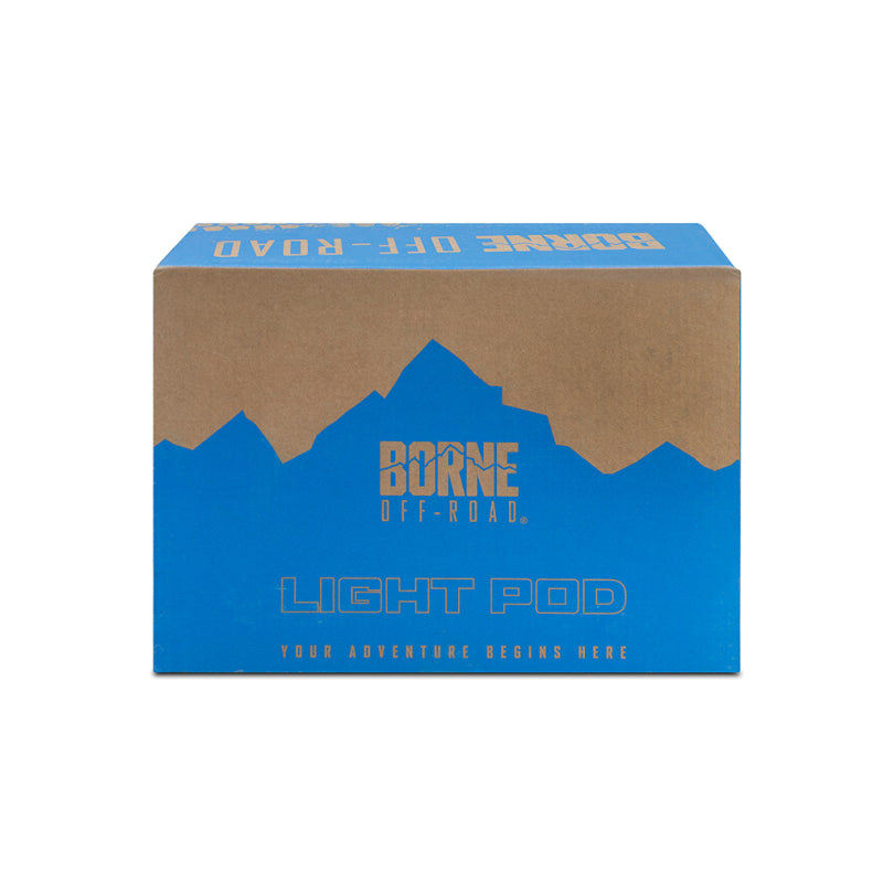 Borne Off-Road 21+ Bronco Light Pods 2pc Ditch 3x3 Spot BNLT-BR-21-DT2S