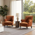 Eloise 30" Pleated Sock Arm Accent Armchair