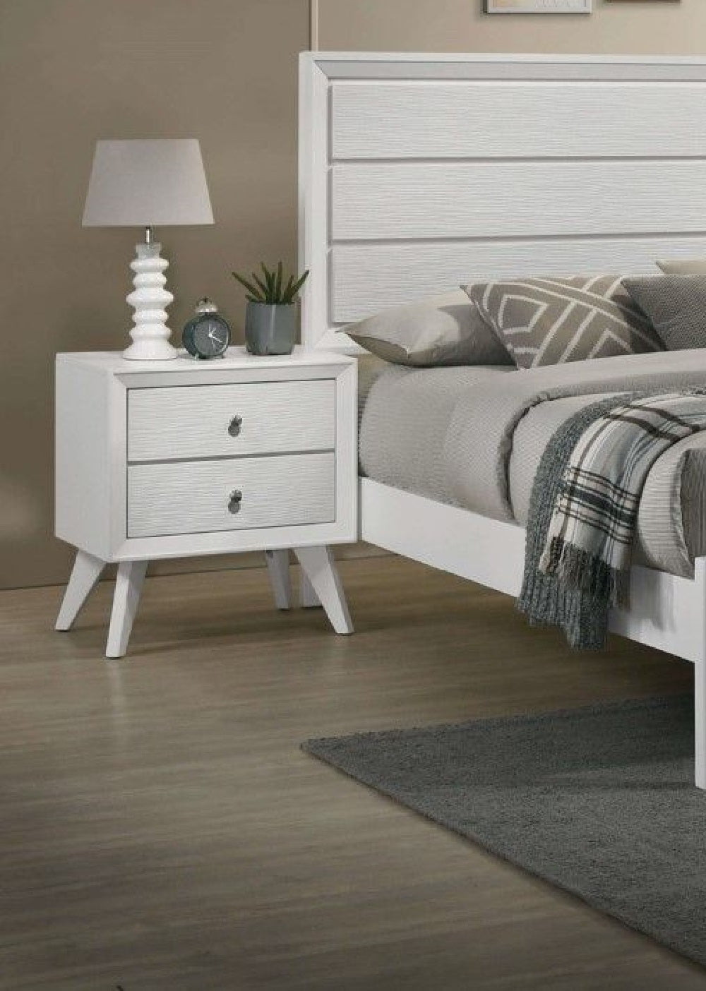 Modern Solid Wood Nightstand