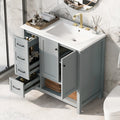 36" Bathroom Vanity with Sink Top