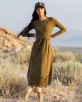 Embroidered Hybrid Dress