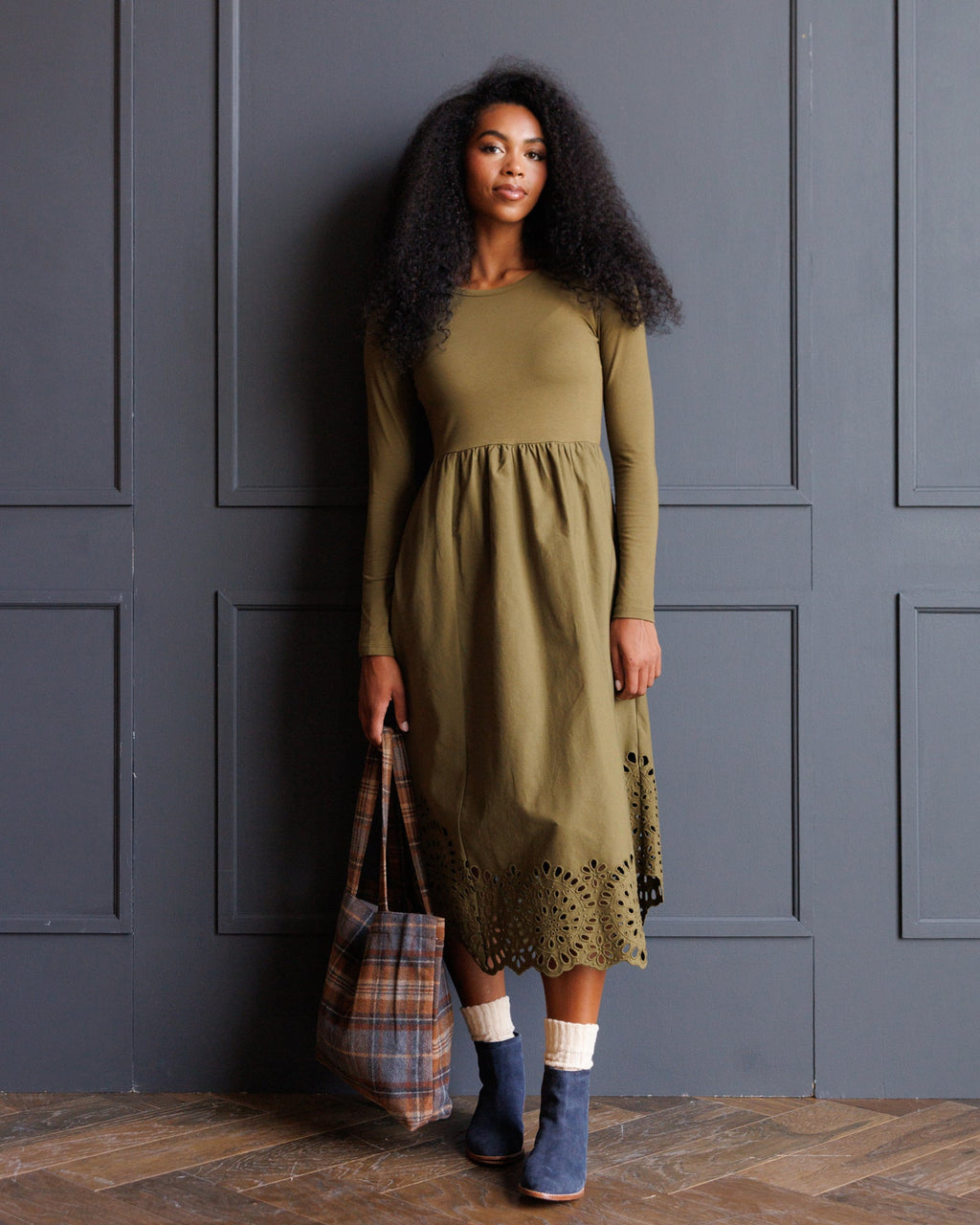 Embroidered Hybrid Dress