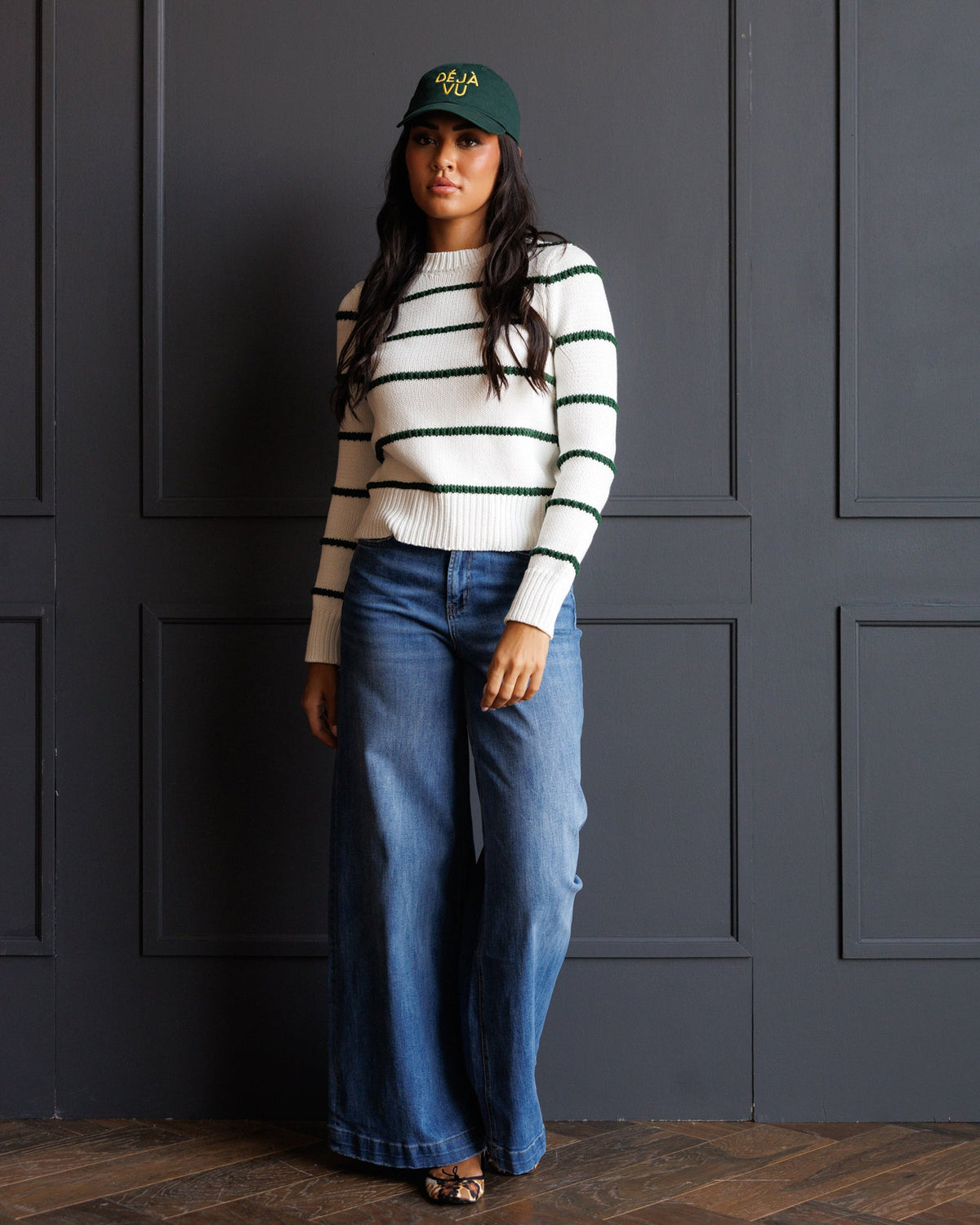 Stitch Stripe Crew