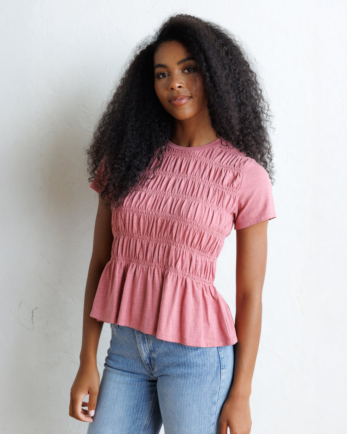 Smocked Tee