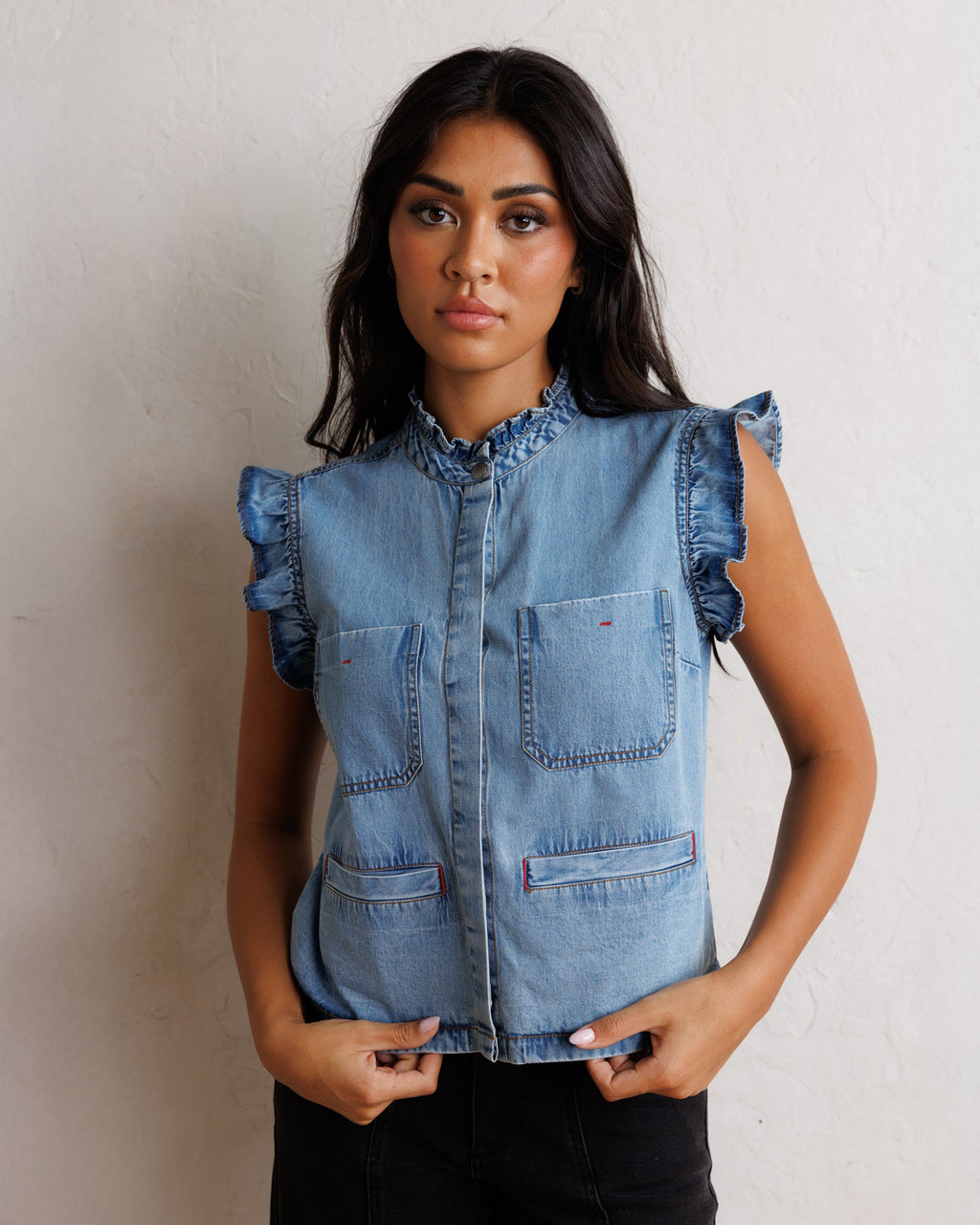 Day To Day Denim Vest