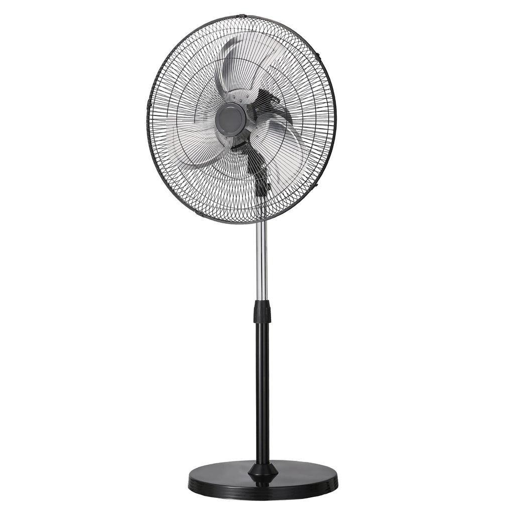 18" Industrial Pedestal Fan 3-Speed Oscillating Fan