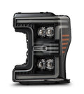 AlphaRex 17-19 Ford F-250/350/450 SD NOVA-Series LED Proj Headlights Alpha-Bk w/Acv Light SS & SBDRL 880324 *Discontinued