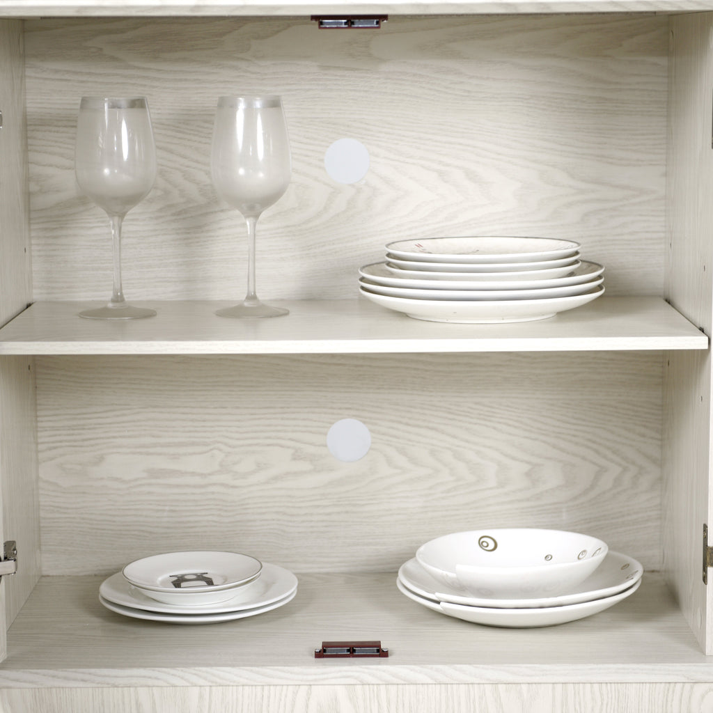 45" Wide Storage Cabinet with 3 Mirrored Acrylic Doors