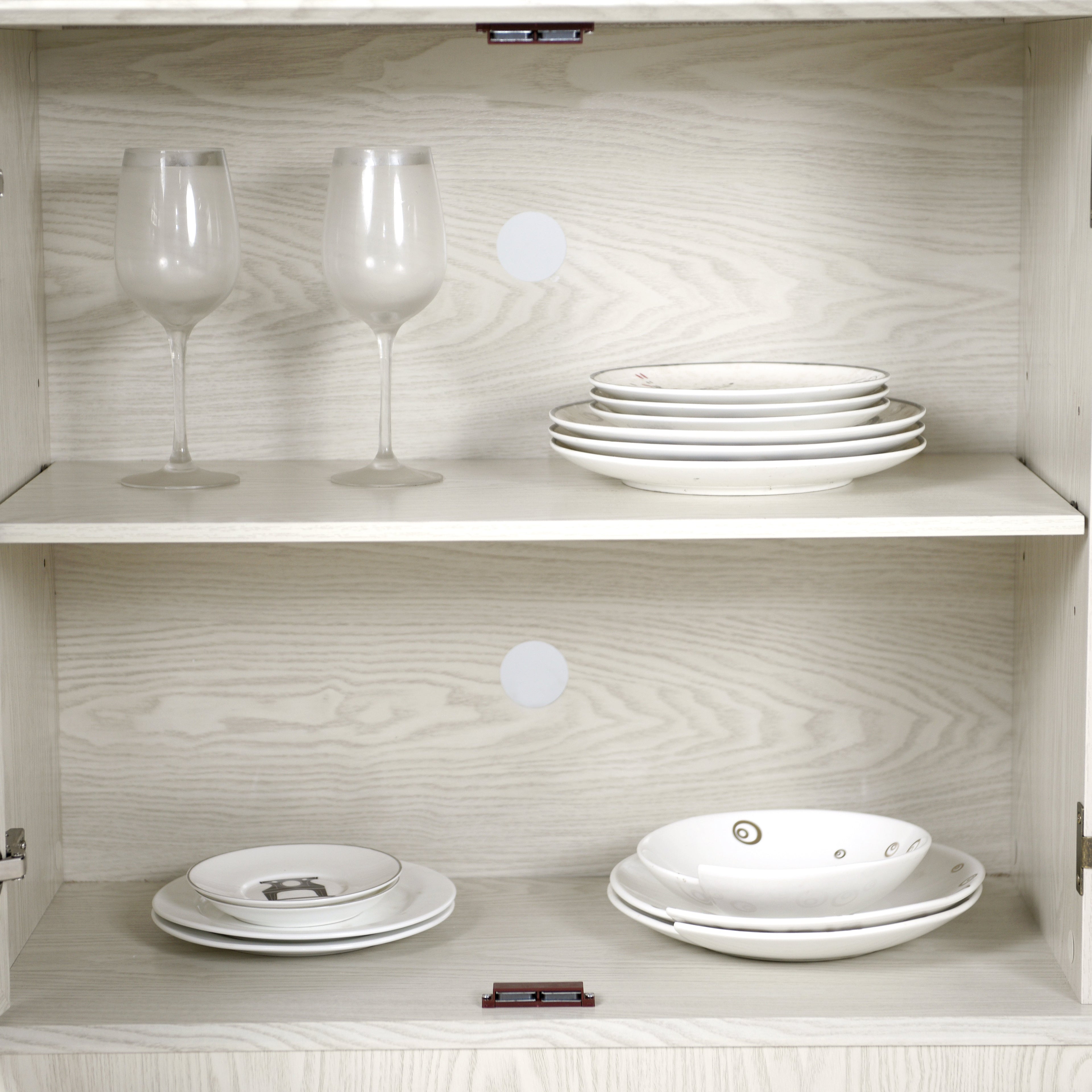 45" Wide Storage Cabinet with 3 Mirrored Acrylic Doors