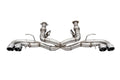 Corsa 2020 Corvette C8 3in Xtreme Cat-Back Exhaust 4.5in Pol Quad Tips - Deletes stock AFM Valve 21104