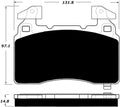 Porterfield Brake Pads for 2016 CHEVROLET CORVETTE Z51