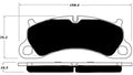 Porterfield Brake Pads for 2016 PORSCHE 911 Carrera S w/Iron Disc