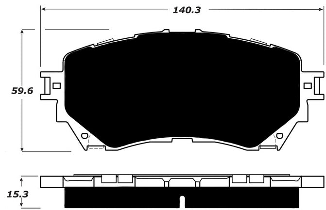 Porterfield Brake Pads for 2016 MAZDA 6