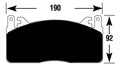 Porterfield Brake Pads for 2017 FORD MUSTANG Shelby GT350